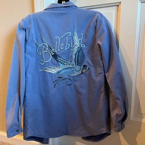 Spell and the gypsy collective blue belle chambray “jacket” size xxs